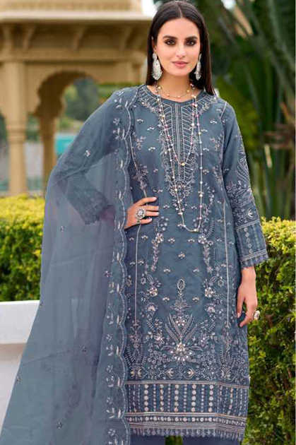 Shree Fabs K 5210 E-H Organza